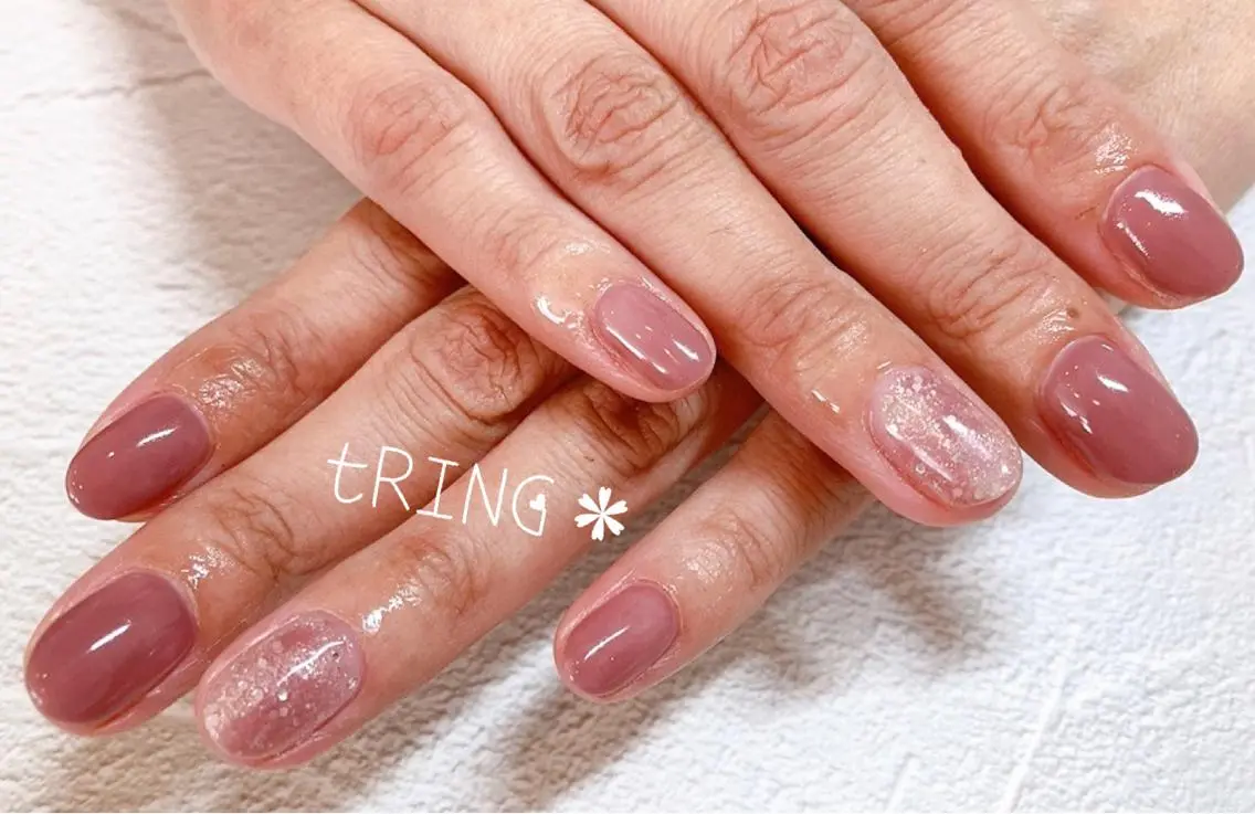 ネイル ハンドネイル tRING* しいの木台のネイルデザイン