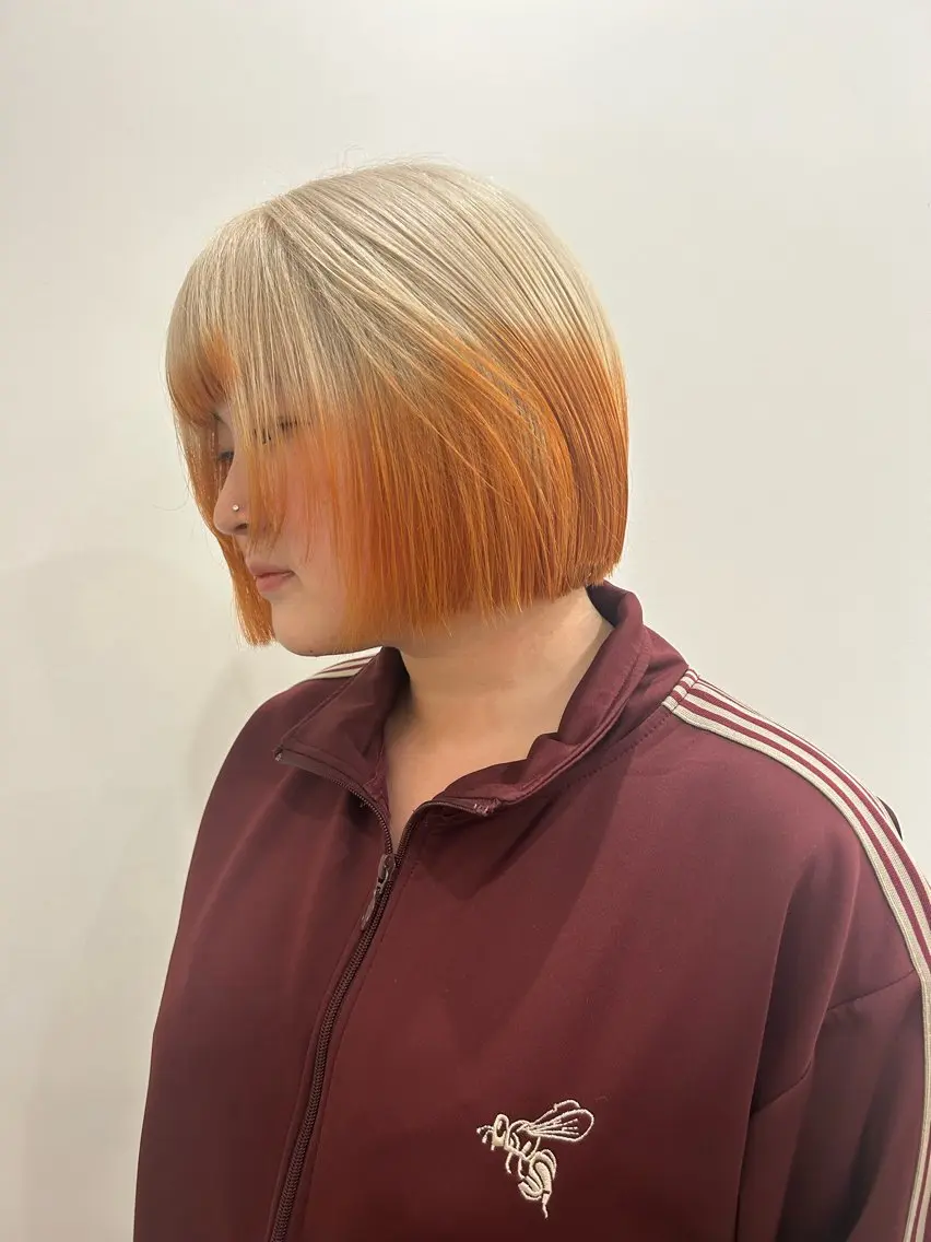 ミディアム ヘアカラー hair&eye🎀 /momoKaのヘアスタイル