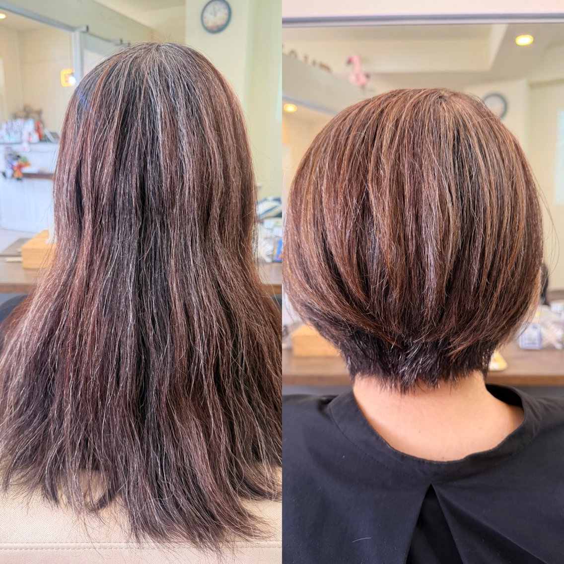 ショート カラー カット ヘアカラー トリートメント 鶴見 和美のヘアスタイル