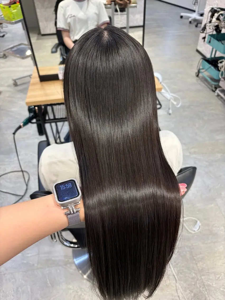 ロング カラー ヘアアレンジ 暖色/暗髪/ 🎀UMI🎀のヘアスタイル