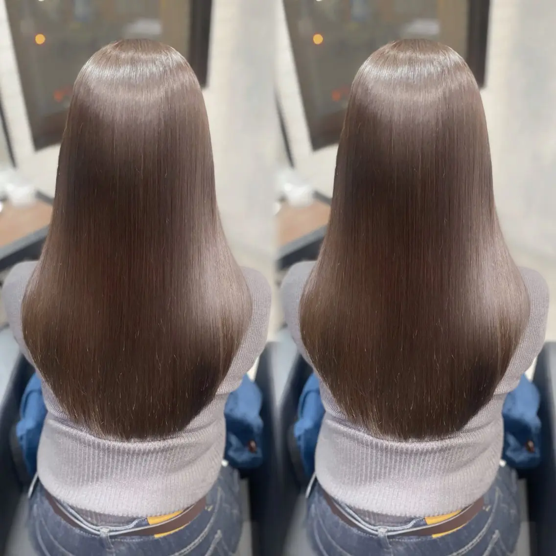 ロング 髪質改善 縮毛矯正 トリートメント カット ヘアカラー トリートメント 杉野🫧美髪🫧 Zina博多店長のヘアスタイル