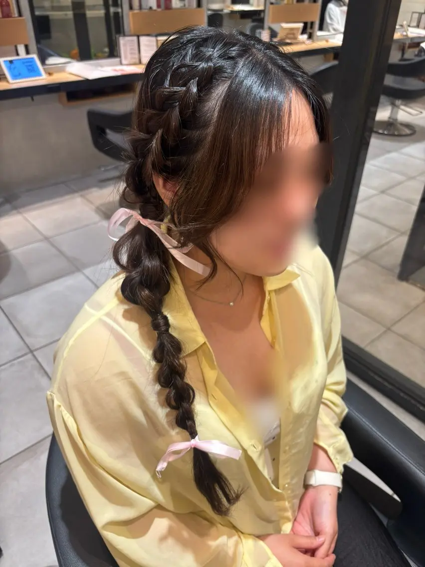 ロング ヘアアレンジ 浅井 唯のヘアスタイル