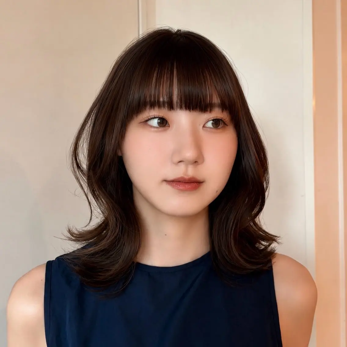ミディアム カット Ami/レイヤー /柔らかカラー🌷のヘアスタイル