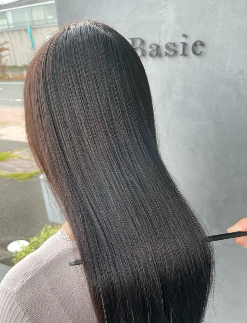 ロング 髪質改善 トリートメント 縮毛矯正 トリートメント 吉野 智行 美髪縮毛矯正髪質改善のヘアスタイル