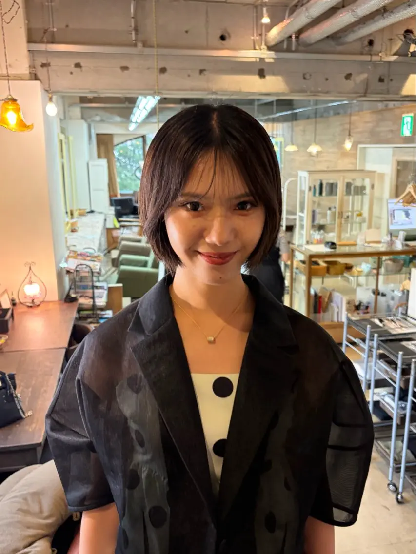 ショート 美容室はなこ✳︎ むうのヘアスタイル