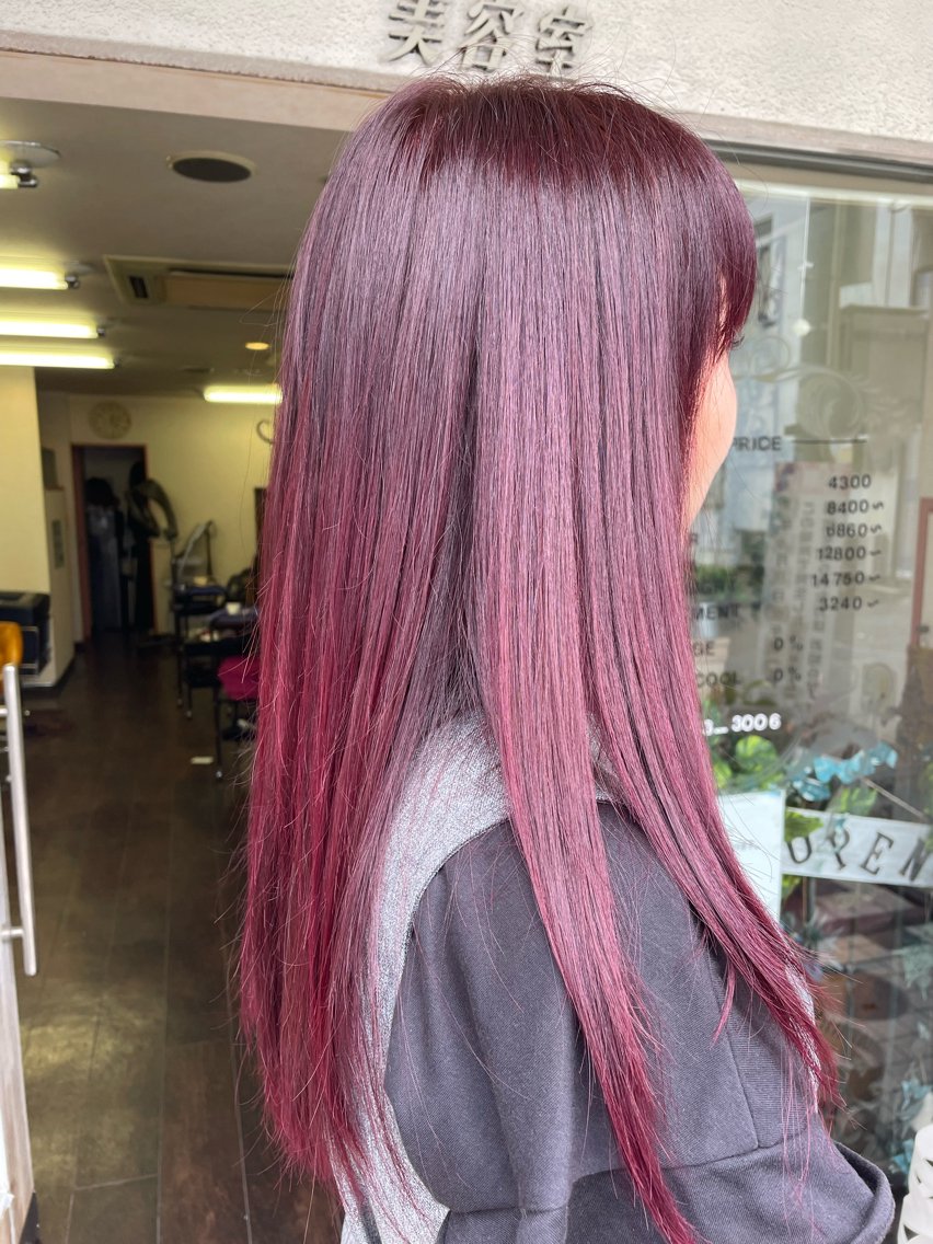 ロング カラー 桧山 真のヘアスタイル