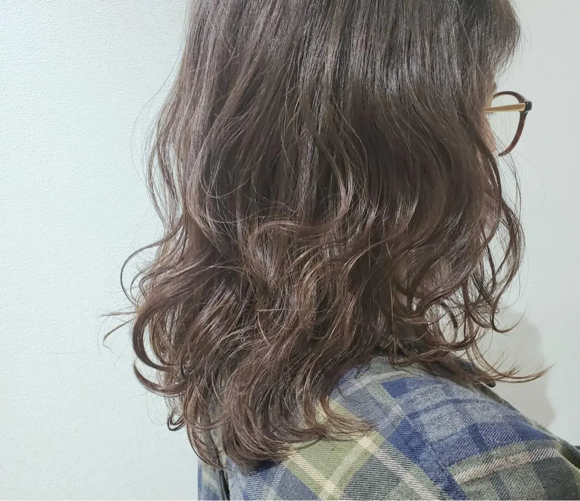 セミロング パーマ 💈髪質改善メニュー 佐藤 萌💈のヘアスタイル