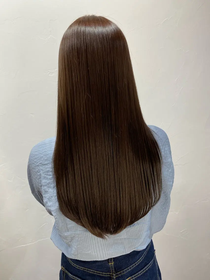 ロング カラー ロング カット ヘアカラー パーマ トリートメント ヘアーサロン アルカンシエルのヘアスタイル