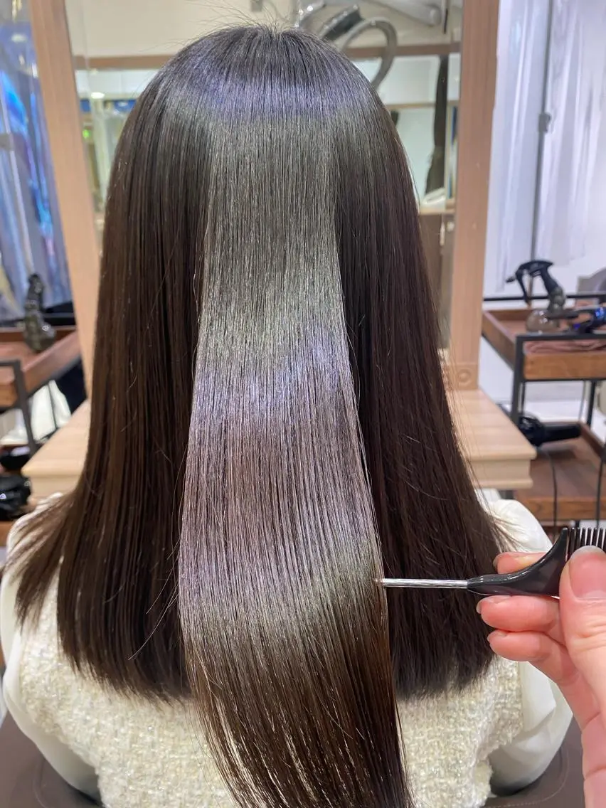 【女性に大人気】髪質改善カラー+トリートメントの写真