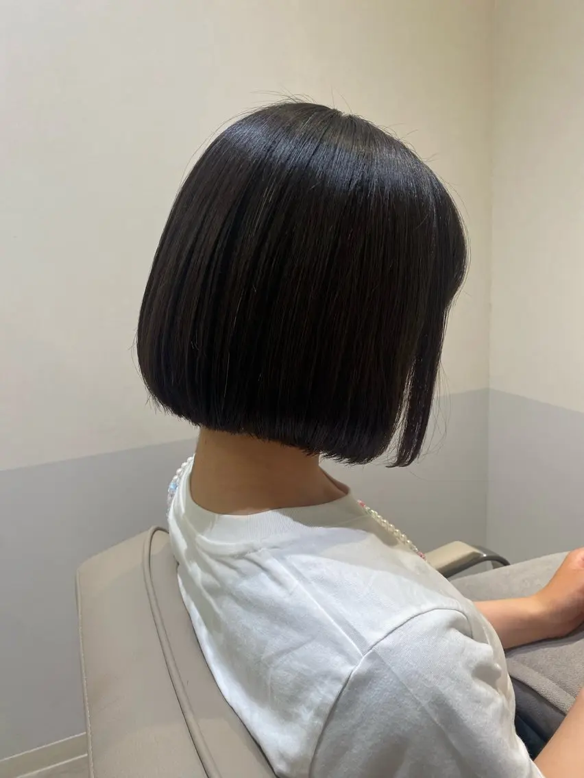 ショート ボブ カット 韓国ヘア・カラー 🩵SHIZUKUのヘアスタイル