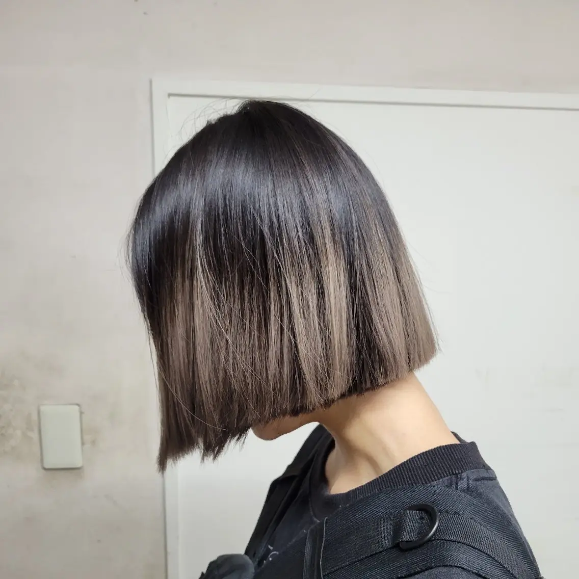 ミディアム ボブ 野村 果音(カノン)のヘアスタイル