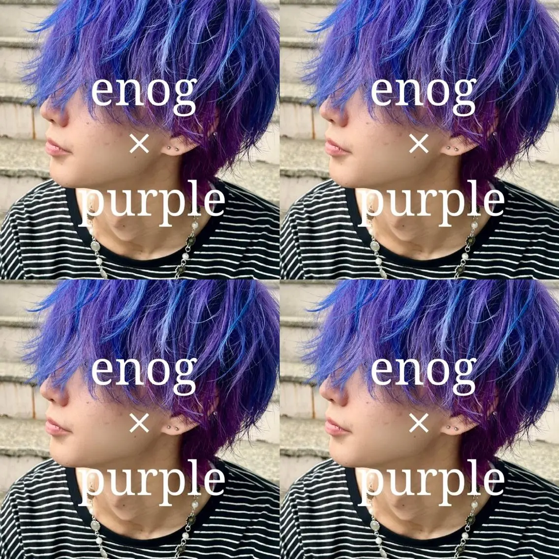 ショート カラー ブリーチ パープルカラー カットモデル募集中 ✂️/平城秀馬/原宿のヘアスタイル