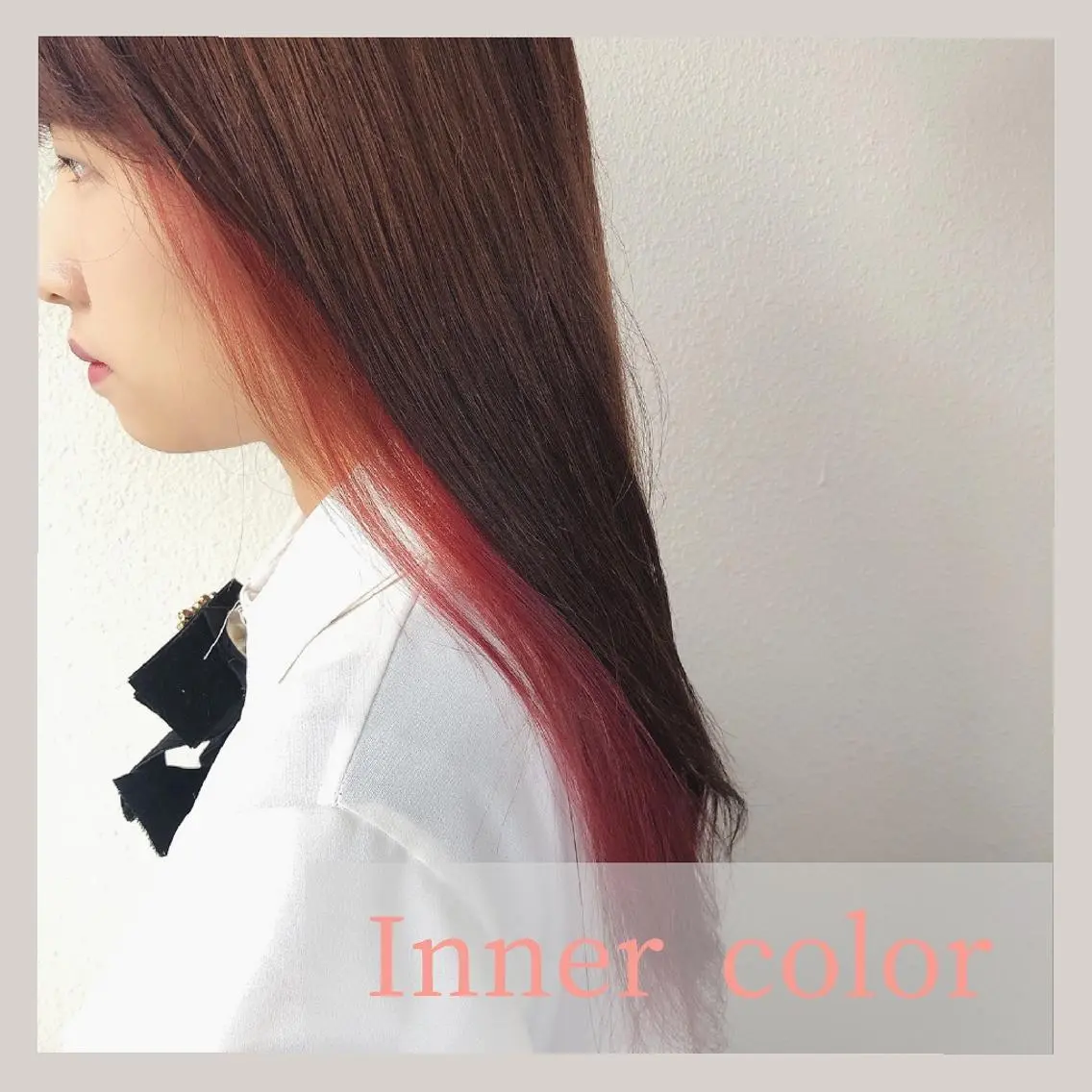 セミロング カラー ヘアアレンジ インナーカラー カット ヘアカラー トリートメント 竹内啓太 ボブのヘアスタイル
