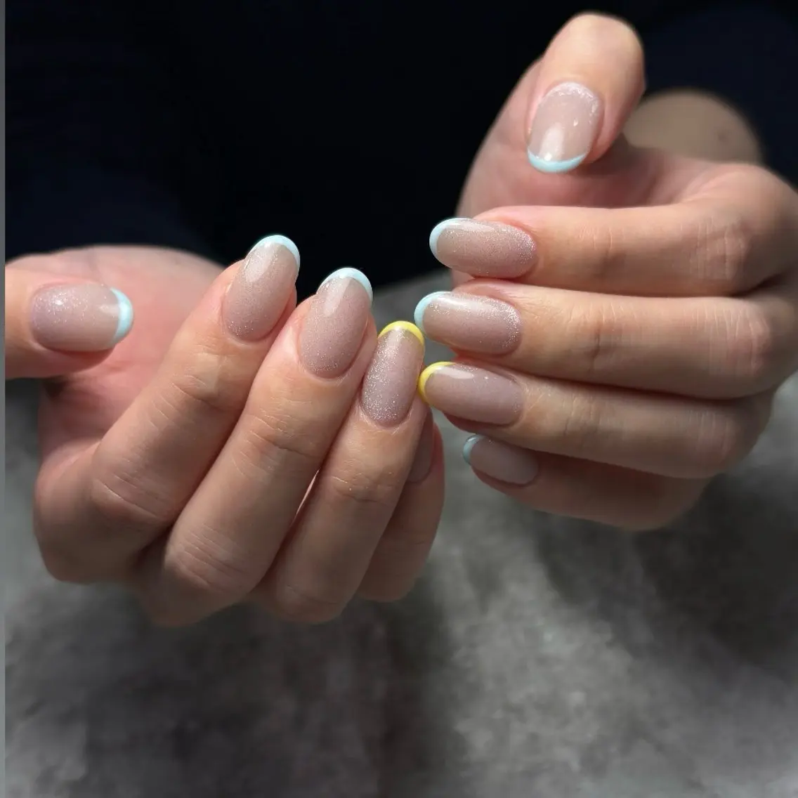 ネイル マグネットネイル ハンドネイル Nailsalon Lebelのネイルデザイン