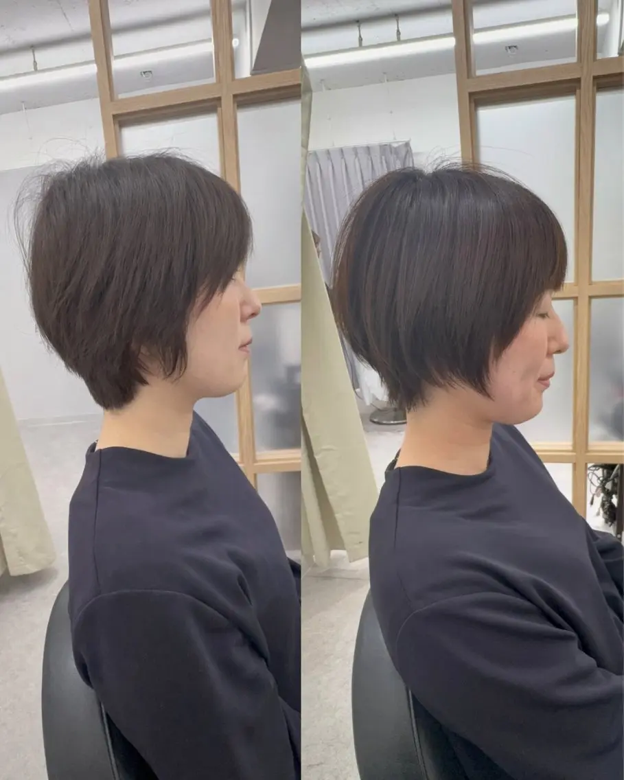 ショート ショートヘア 縮毛矯正 カット 縮毛矯正 ✨美髪縮毛矯正× ショート/佐藤恵太のヘアスタイル