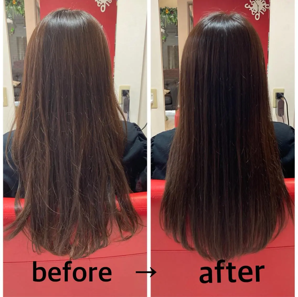 ロング 岸本 友子のヘアスタイル