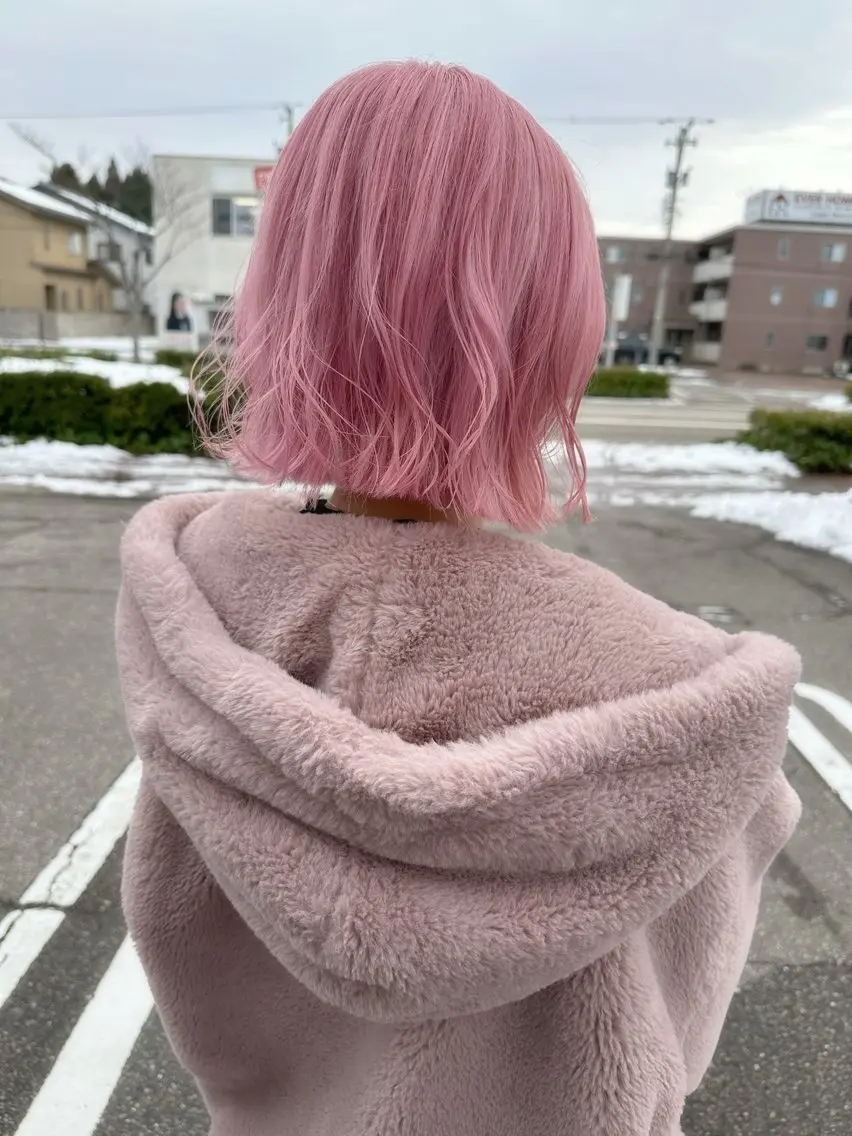 ミディアム カラー 💘韓国カラー💘 クルミのヘアスタイル