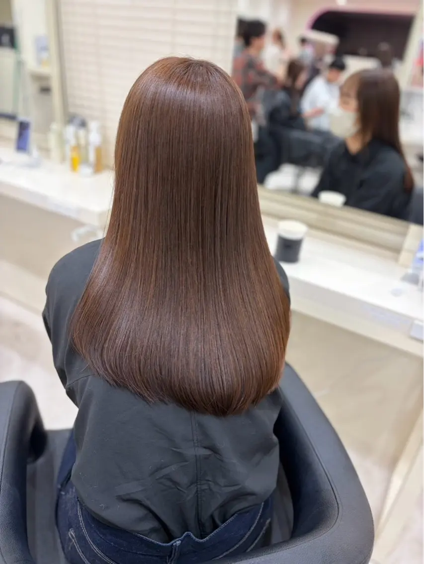 ロング トリートメント 💕мei 透明感カラー💕のヘアスタイル