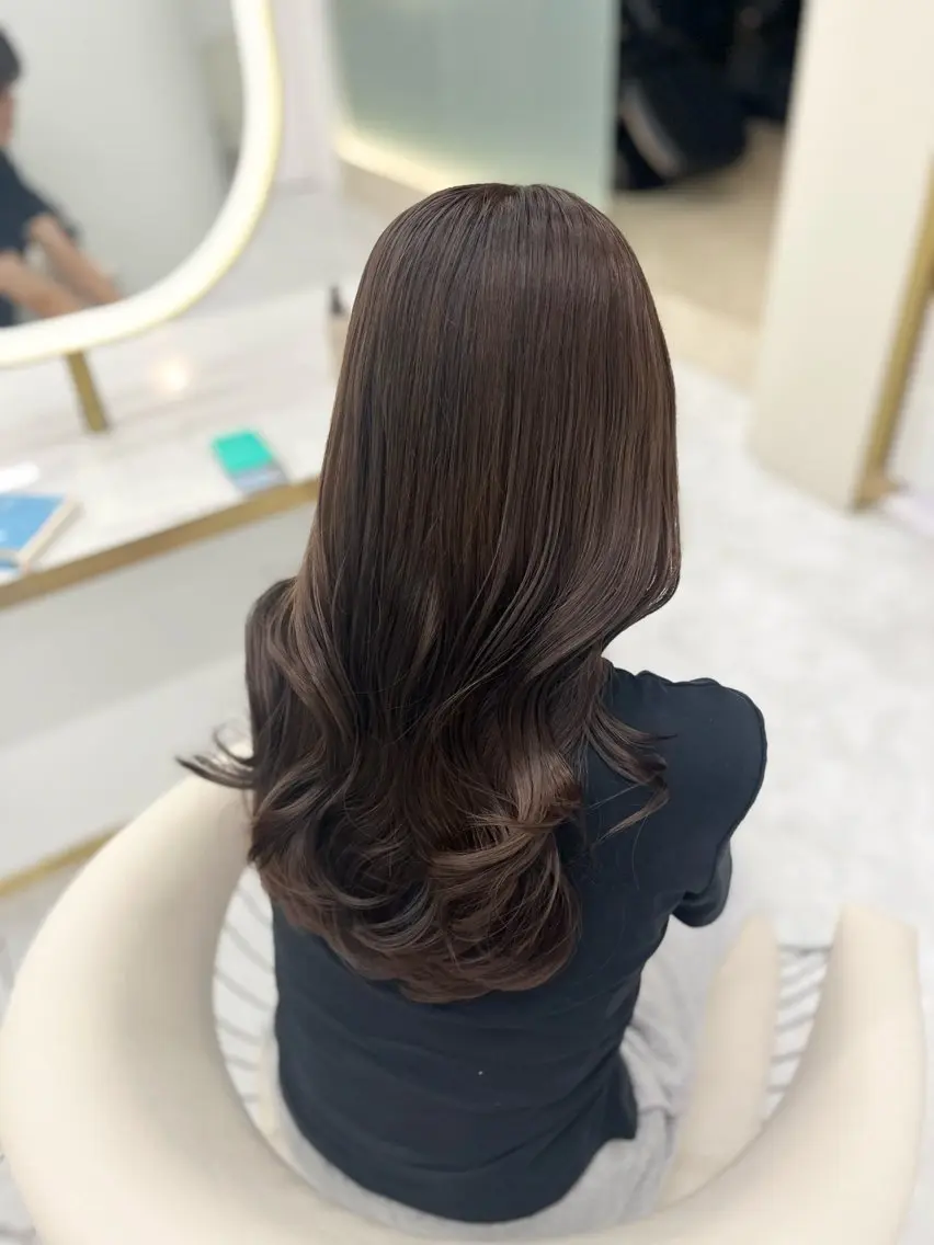 ロング カラー ブラウンカラー 透明感カラー マロンブラウン ヘアカラー °ʚnanakaɞ° 🩵etoile🪽のヘアスタイル