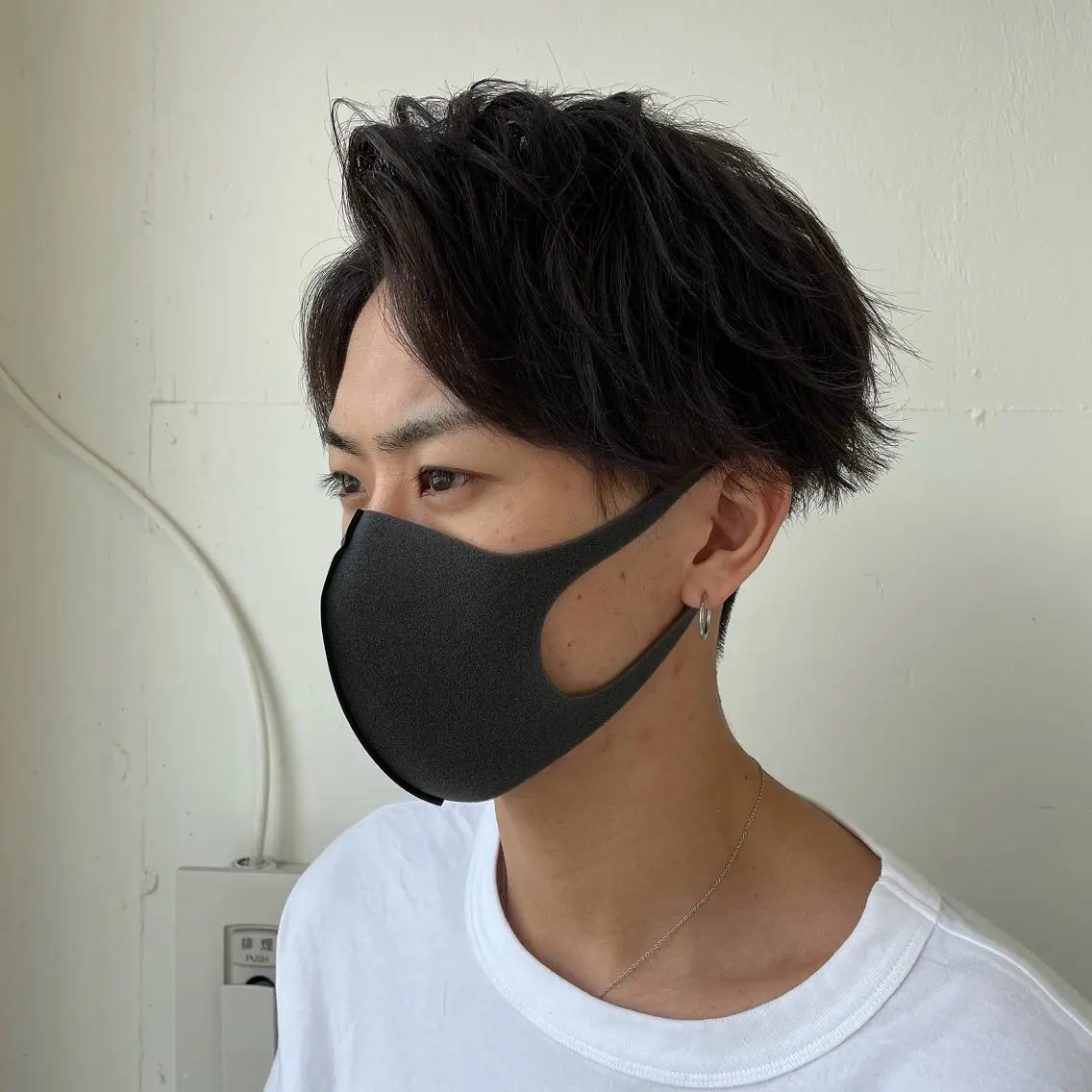 カラー メンズ アップバング カット ヘアカラー 川上 紗也加のヘアスタイル