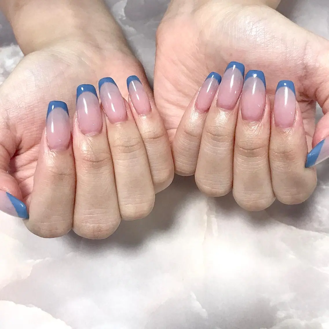 ネイル フレンチネイル ステラ marikominoのネイルデザイン