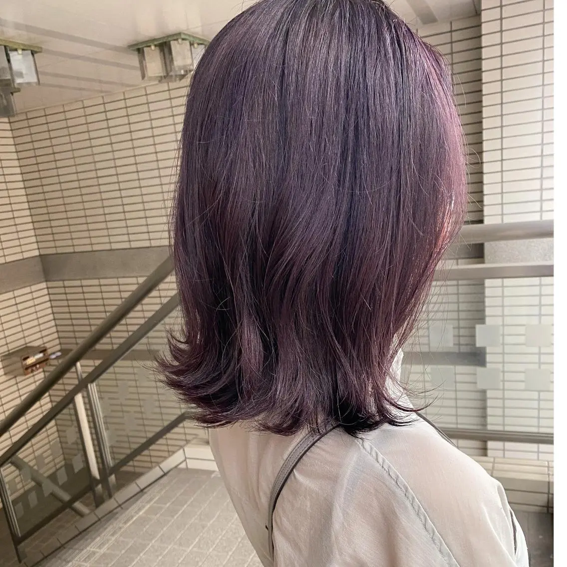 ミディアム カラー 坂井田 浩樹のヘアスタイル
