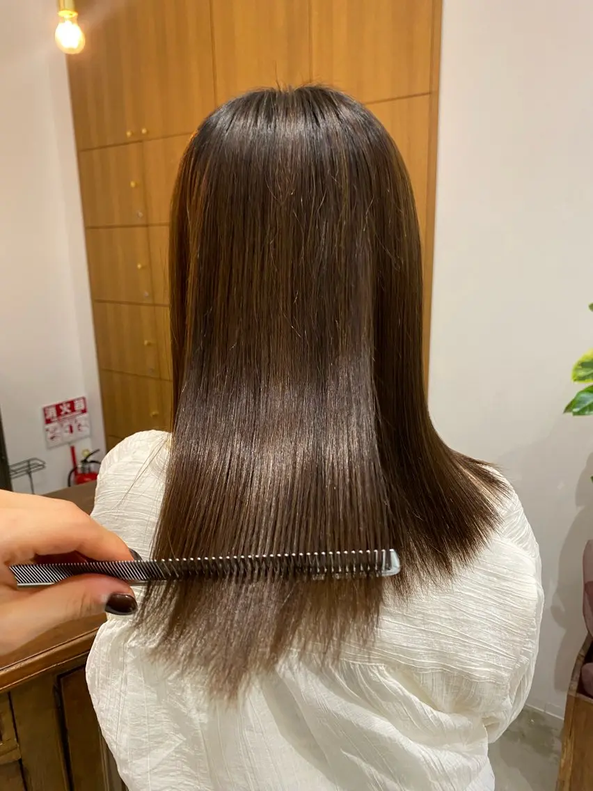 ミディアム パーマ 藤村 雄大のヘアスタイル