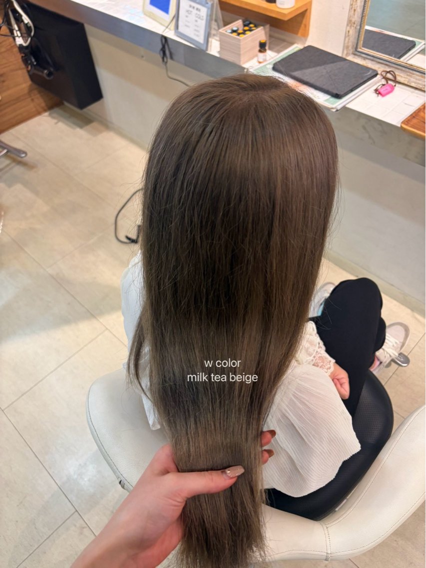ロング ヘアカラー トリートメント hair bonitaのヘアスタイル