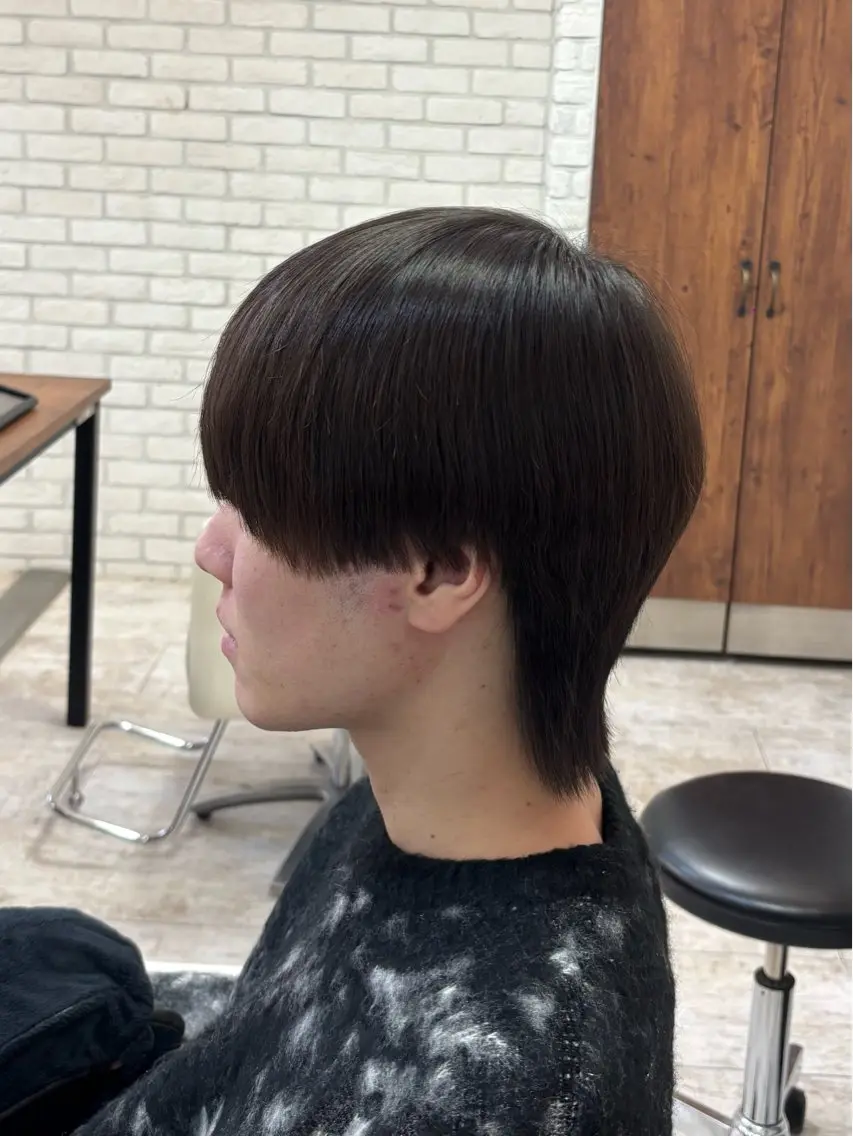 メンズ メンズウルフカット ウルフカット カット 髪質改善縮毛50% OFF/吉田 響歌♡のヘアスタイル