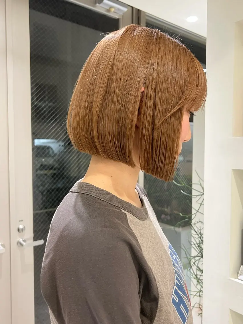 ショート ボブ 小顔カット カット 小顔ボブ jilblanカホのヘアスタイル