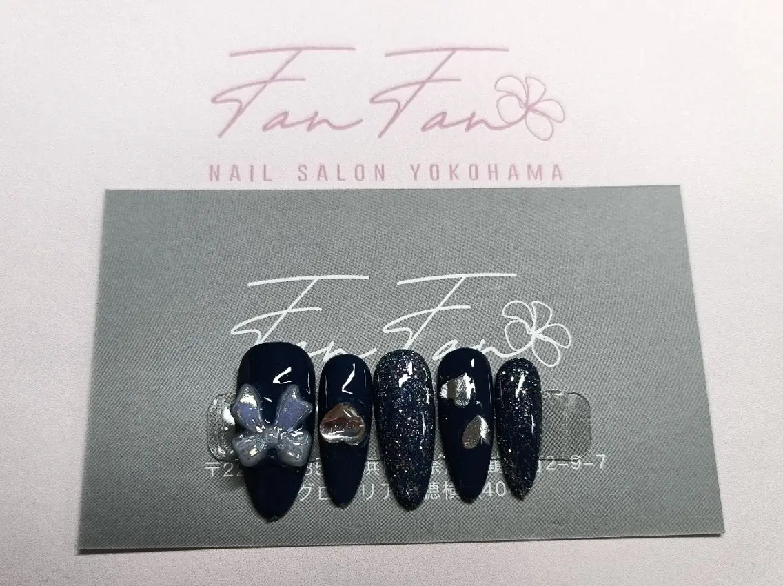 ネイル シンプルネイル ハンドネイル RUE FANFANNAILのネイルデザイン
