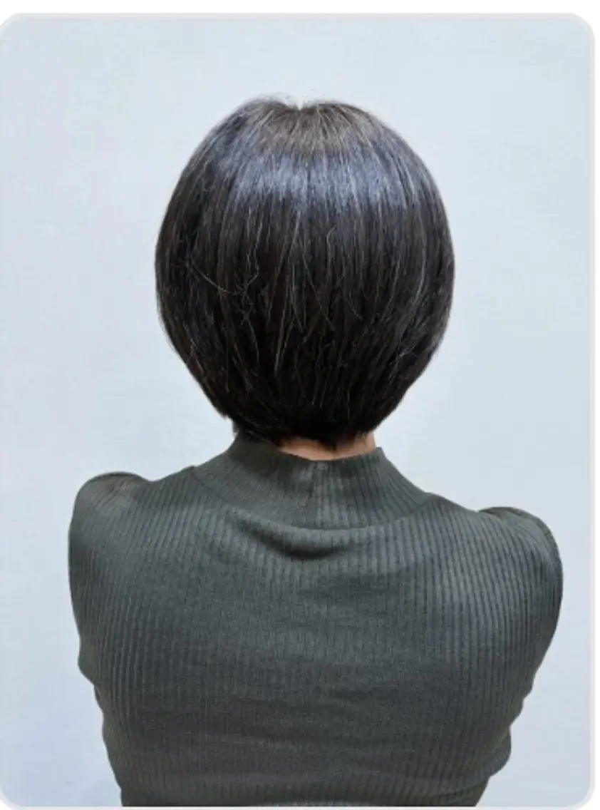 ショート ナチュラルヘア 神田一瑳のヘアスタイル