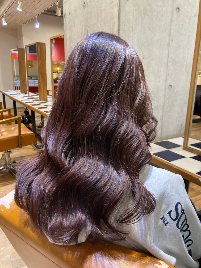 ロング カラー 横浜美容室/暖色系 michika🌹のヘアスタイル