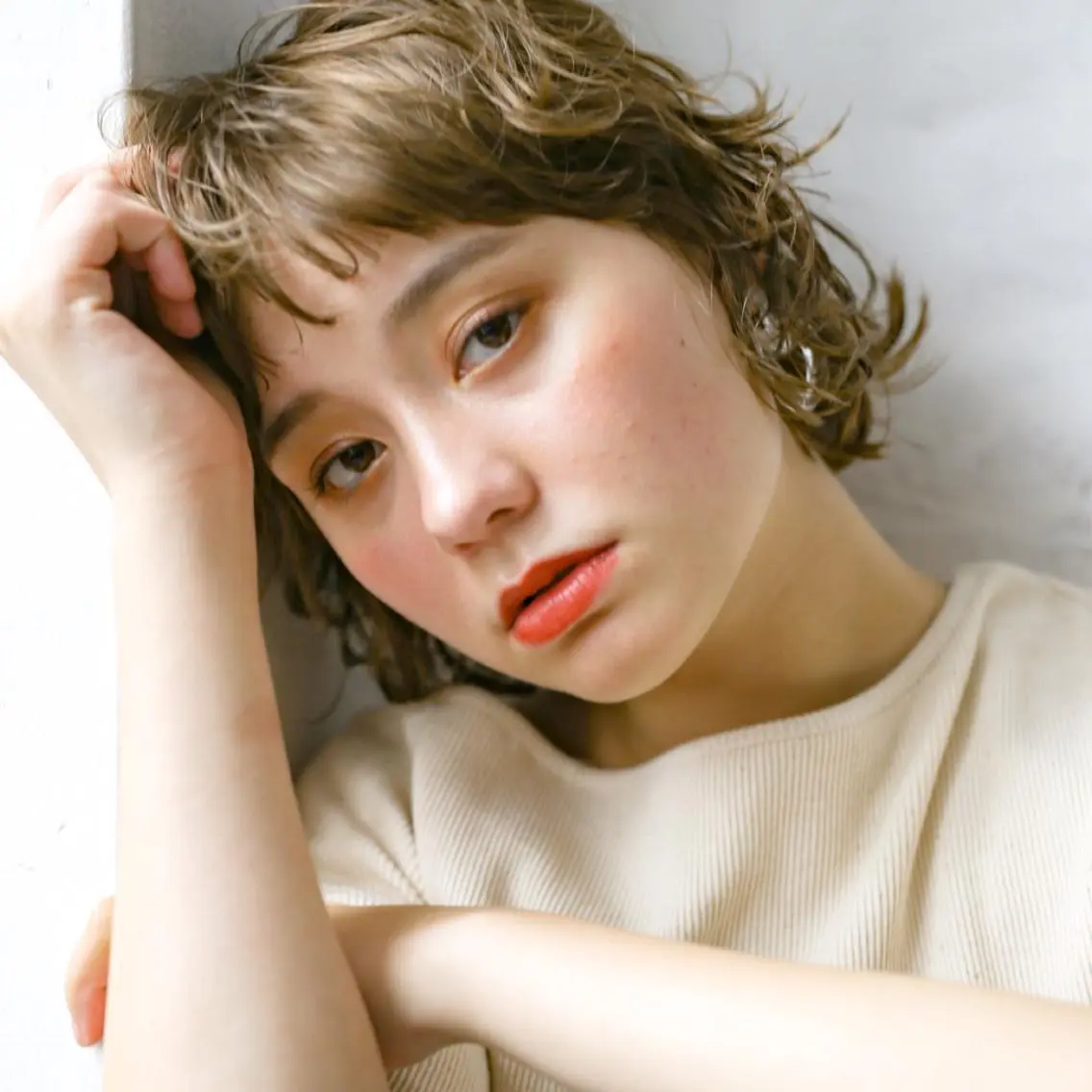 ショート カラー 榎園 由美のヘアスタイル