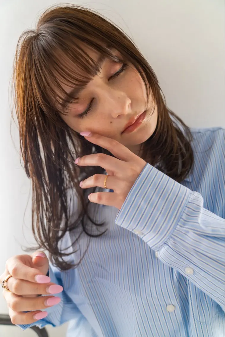 ミディアム カット トリートメント レディースカット🎀 NANAHAのヘアスタイル