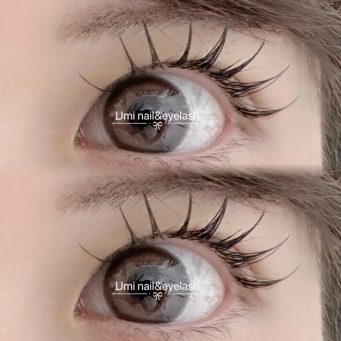 マツエク・マツパ 束感まつ毛 まつげパーマ ワンホンマツエク マツパ 池袋Umi nail eyelash ゆみのネイルデザイン