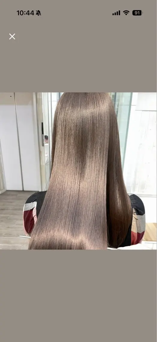 ロング カット ヘアカラー 縮毛矯正 トリートメント ヘッドスパ 盛れる艶カラー× レイヤーカット/咲来のヘアスタイル