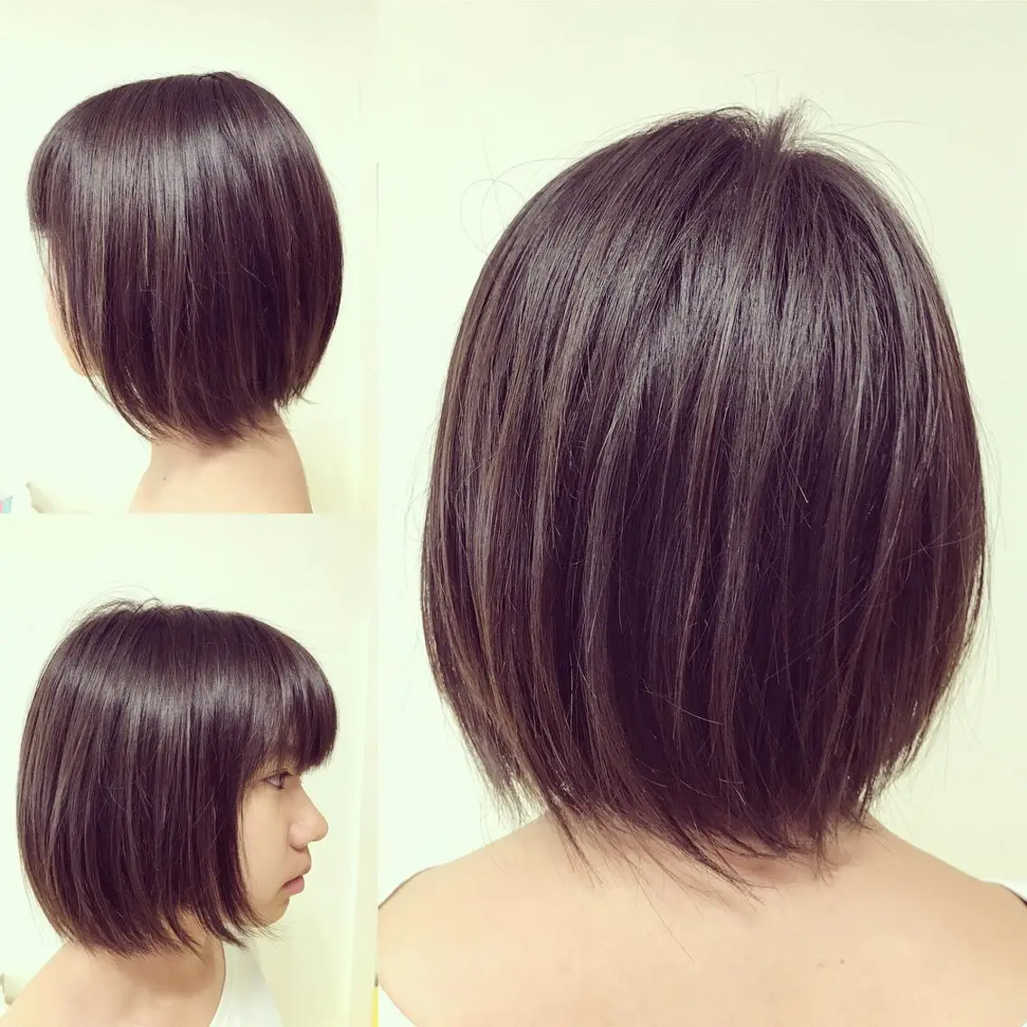 ミディアム ボブ カット トリートメント 横田 尚登のヘアスタイル