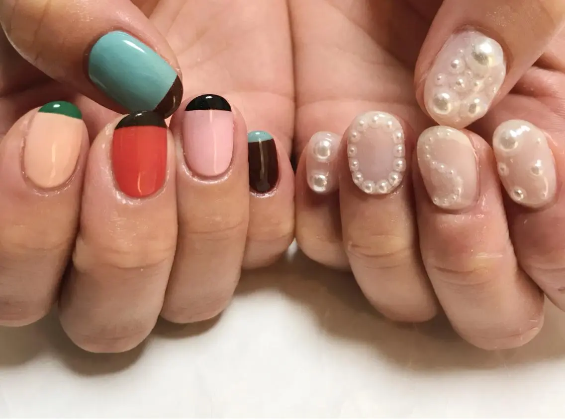 ネイル ハンドネイル nail salon en familleのネイルデザイン