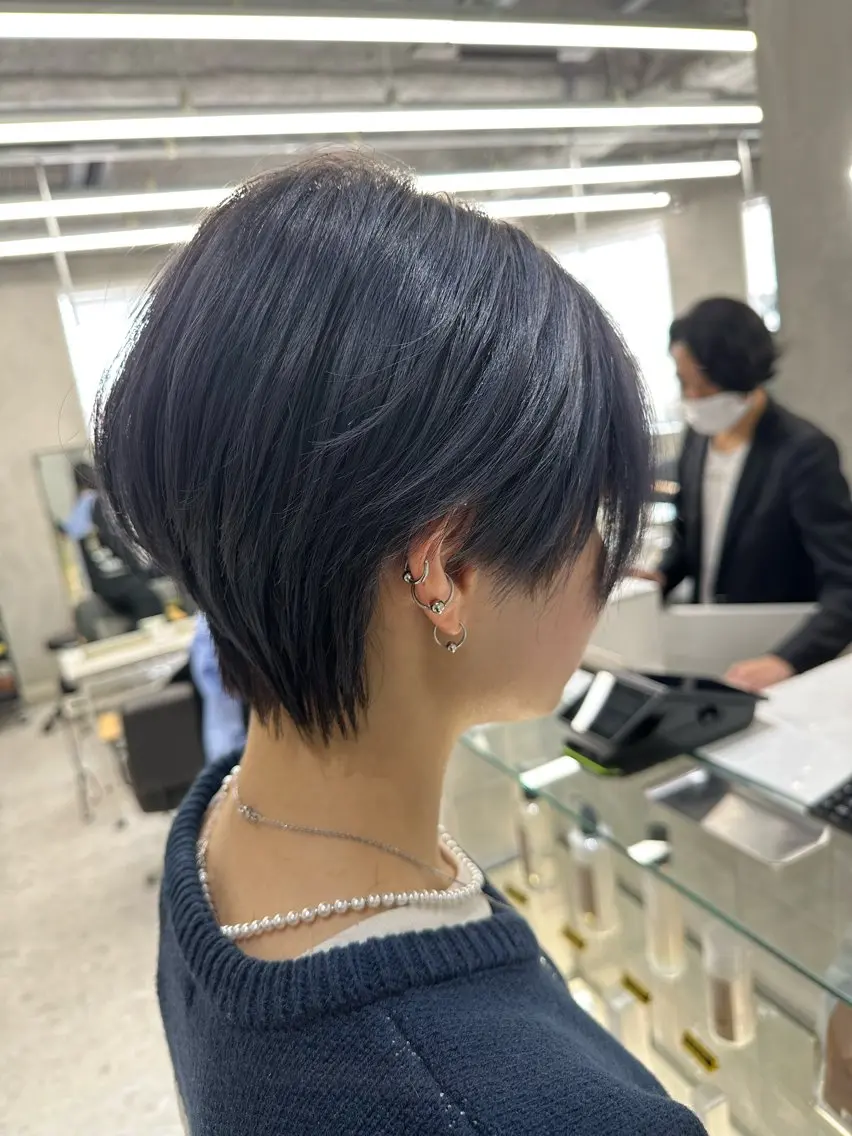 ショート ハンサムショート ショートヘア カット トリートメント 艶髪/縮毛矯正 特化 ヒトシのヘアスタイル