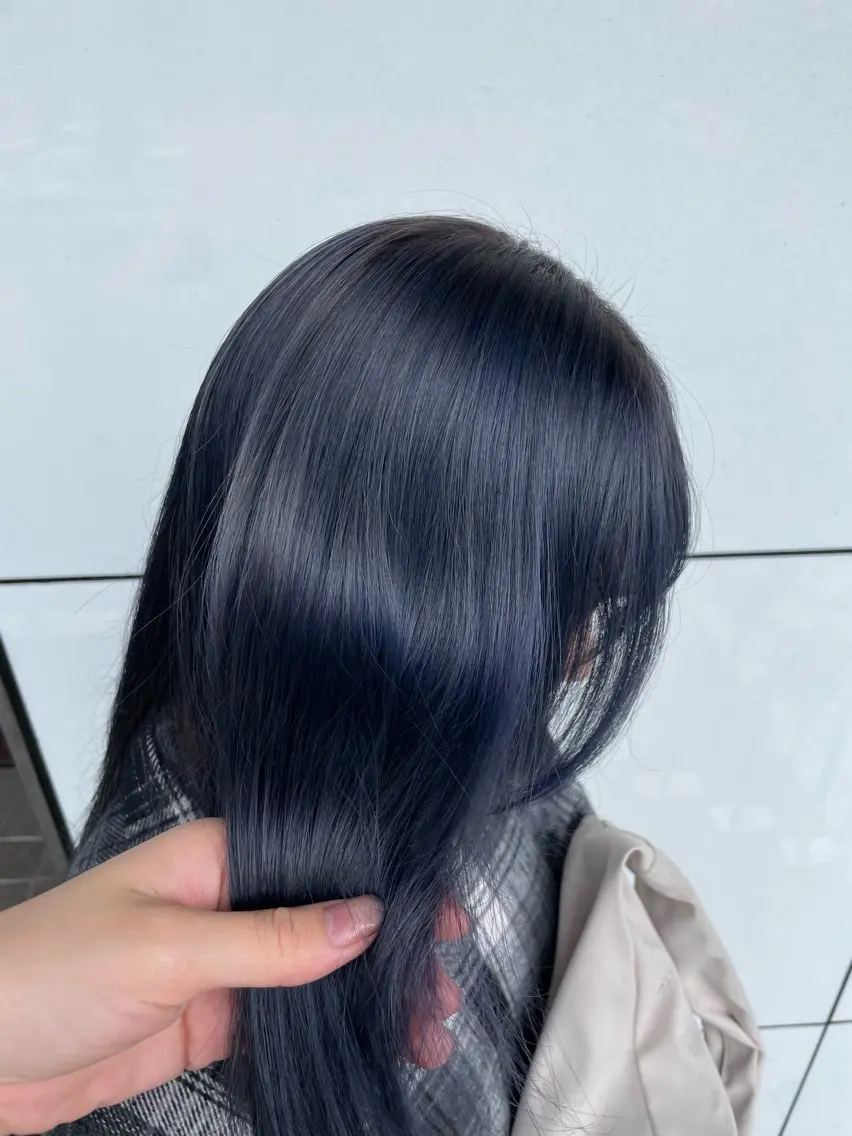 ミディアム 髪質改善 縮毛矯正 トリートメント ヘアカラー トリートメント 鎌倉/アレンジ/暗髪 /髪質改善/ ユキミのヘアスタイル