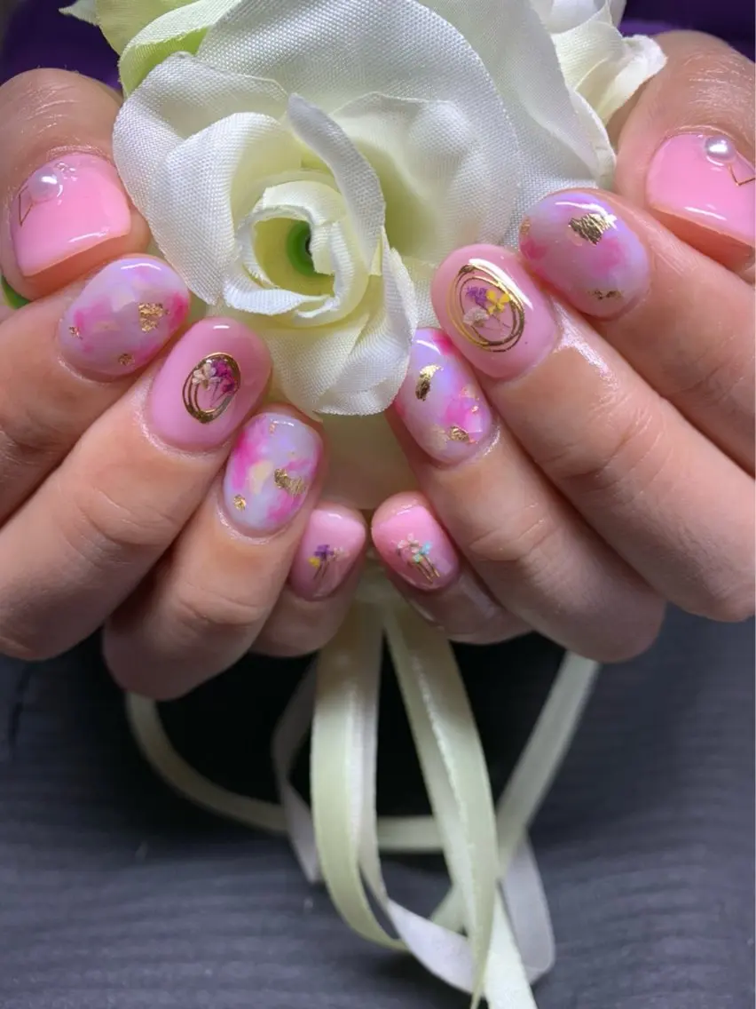 ネイル フラッシュネイル マグネットネイル 持ち込み ニュアンスネイル オフィスネイル my nail plus野江内代のネイルデザイン