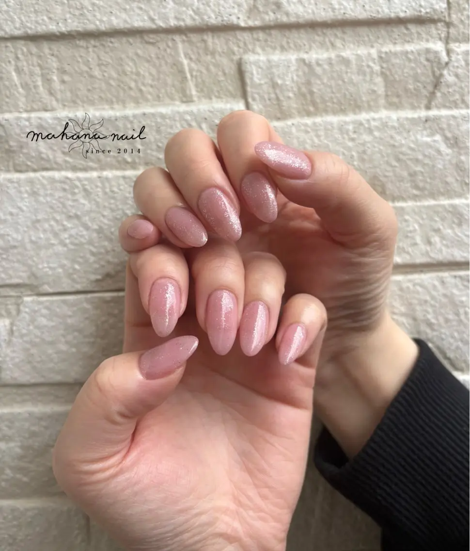 ネイル ラメ(グリッター) mahana nailのネイルデザイン