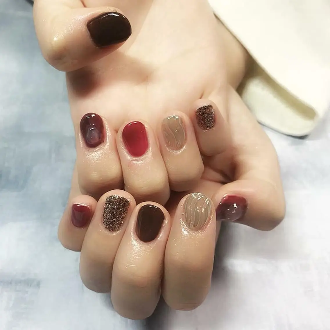 ネイル ニュアンスネイル シンプルネイル ハンドネイル ハンドケア lylynail YUUKAのネイルデザイン