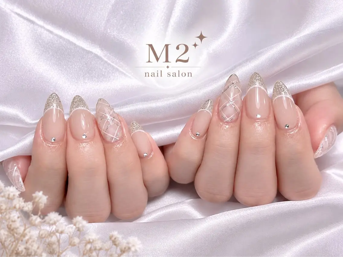 ネイル ハンドネイル 長さだし専門店 M2　rikaのネイルデザイン