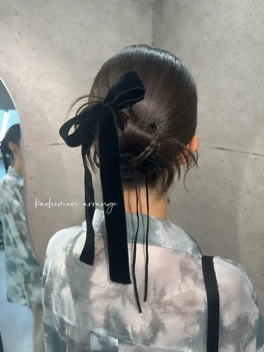 ミディアム ヘアアレンジ ヘアセット ヘアメイク/髪質改善 🎀Moeri🎀のヘアスタイル