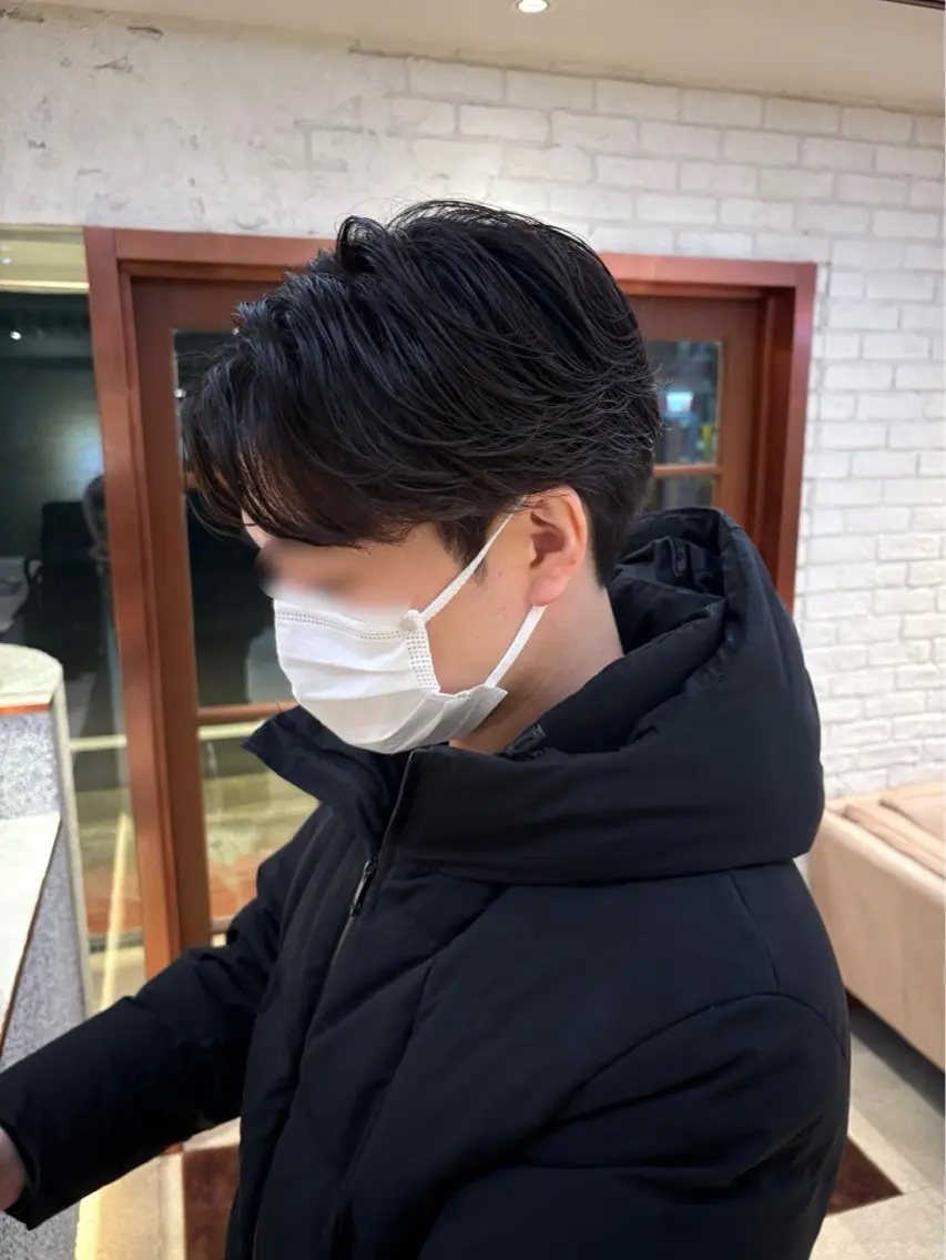 パーマ メンズ メンズパーマ ニュアンスパーマ cloe中目黒 モエカのヘアスタイル