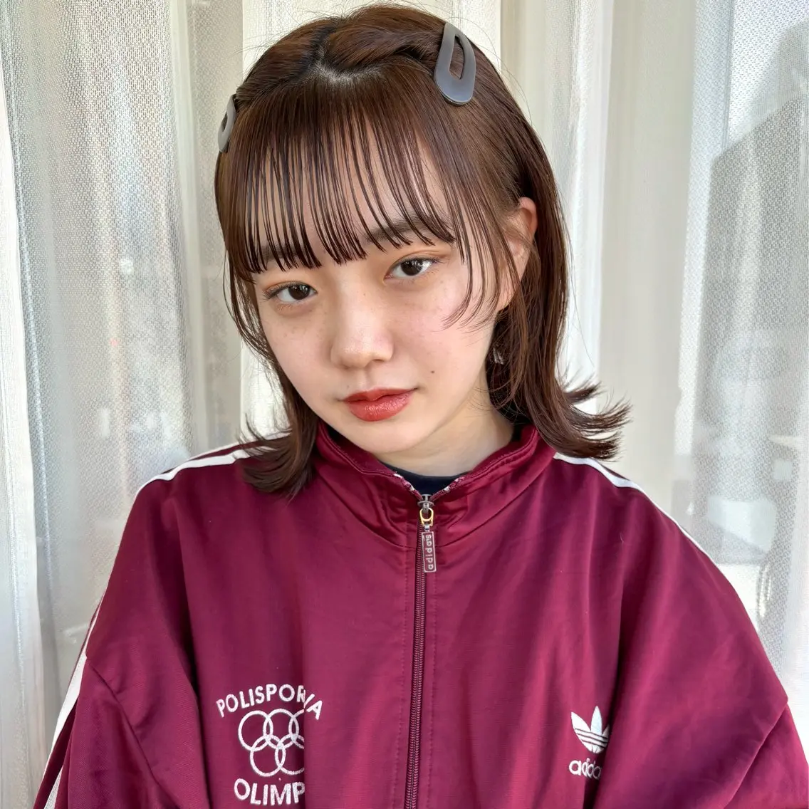 ミディアム 顔まわりレイヤー レイヤーカット カットモデル募集/ nanami‪ ꪔ̤のヘアスタイル
