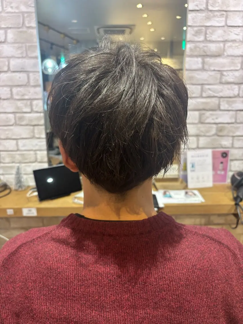 カラー 黒髪 ブラウンカラー 🎀ワンレンボブ🎀 ワンカラー　あゆみのヘアスタイル