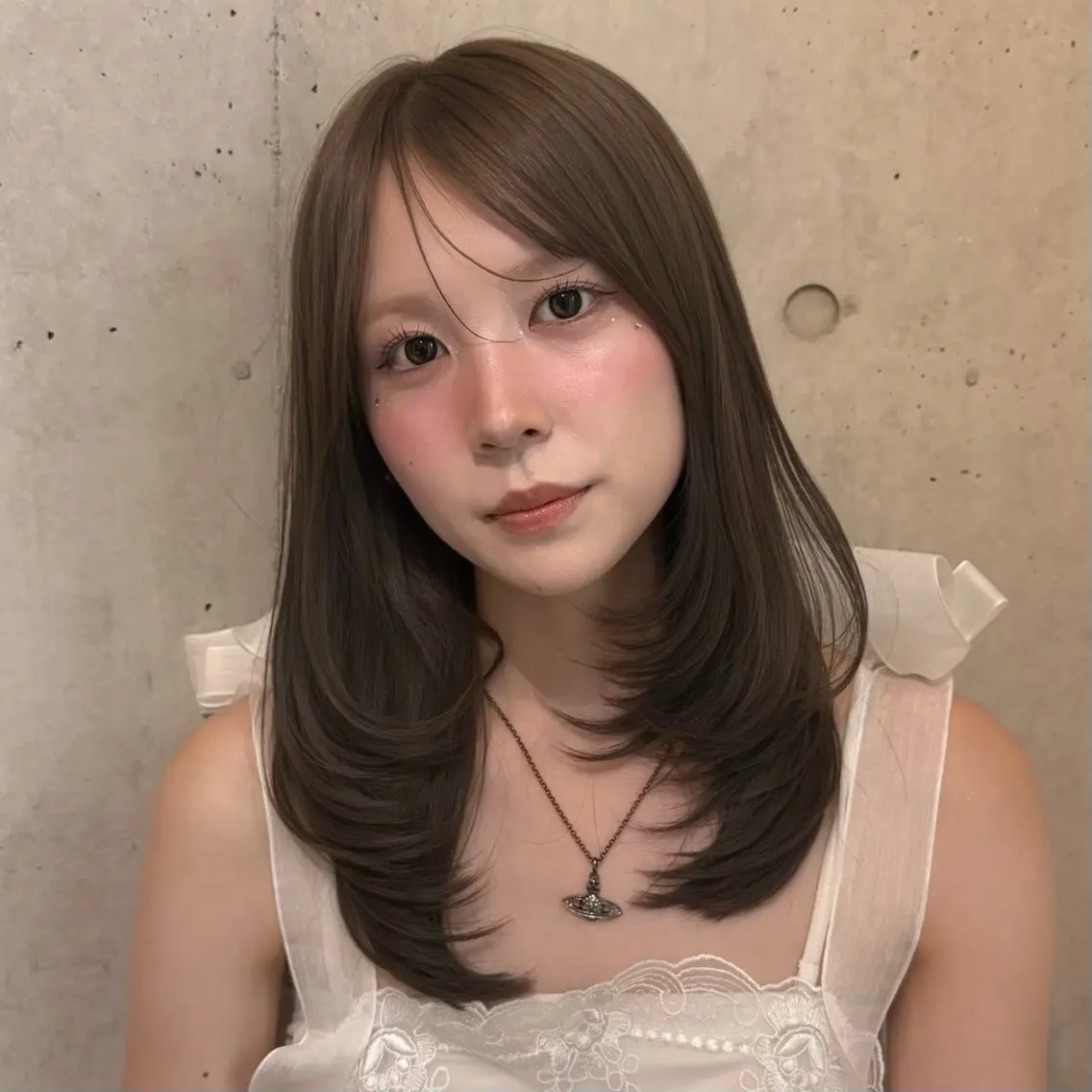 セミロング ヘアカラー 髪質改善/透明感カラ ー🥣💓rikoのその他イメージ